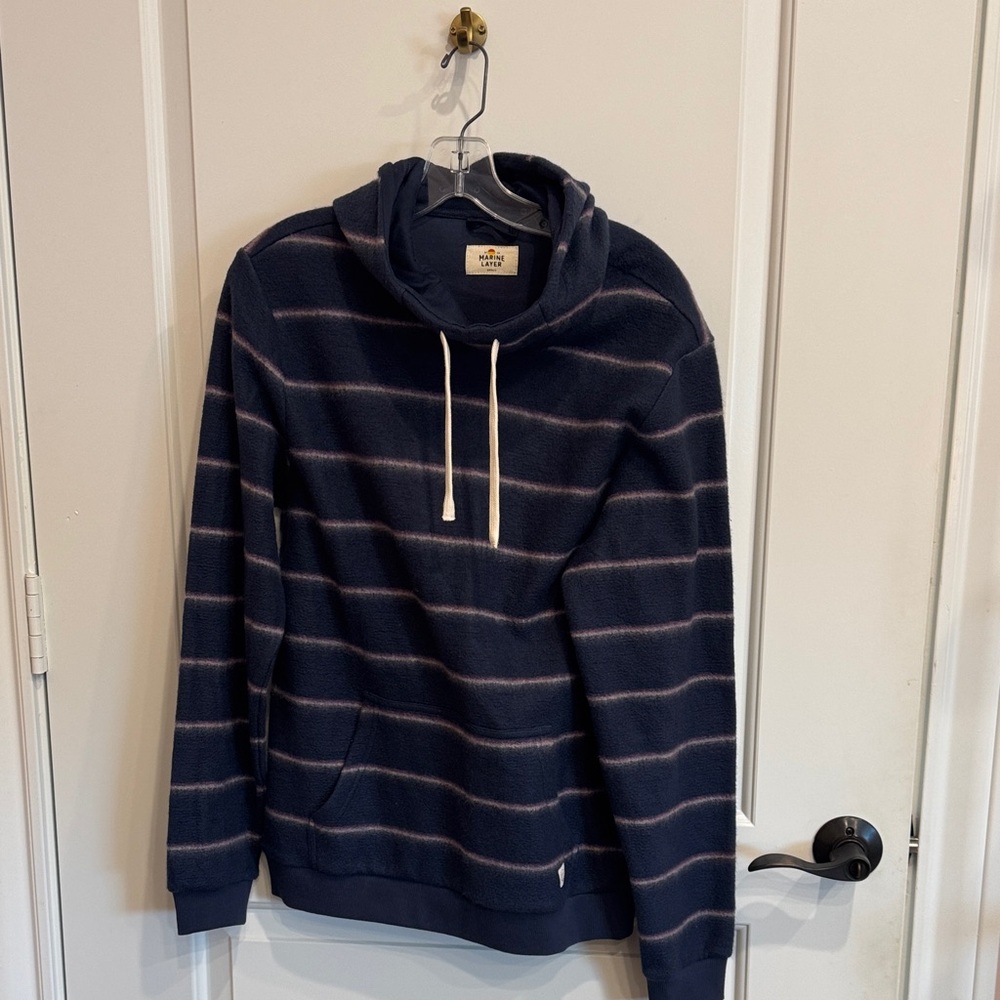 Marine Layer Deep Blue Hoodie